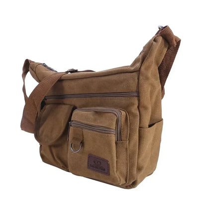 Casual Tote Travel Male Crossbody Bag Men's Canvas Shoulder Bags Luxury Messenger Bags Fashion High Quality Handbag Chest Bag