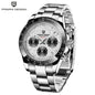 PAGANI DESIGN New Ceramic Bezel Men Quartz Wristwatches Luxurys Sapphire Glass Chronograph 100m Waterproof Stainless Watches Men