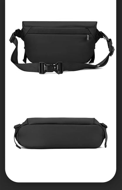 New Versatile Work Suit Shoulder Bag Men's Casual Single Crossbody Backpack Trendy Small Square Chest Bags Мужская сумка Bolsas