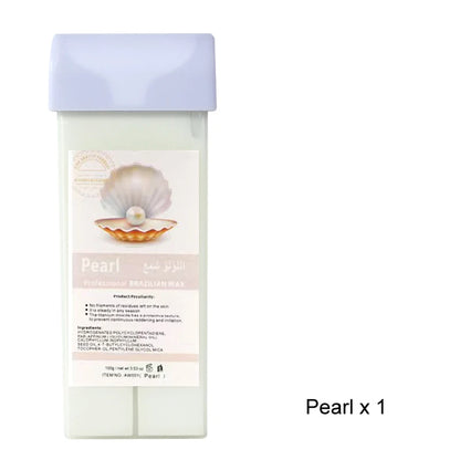 Rose Wax Roll-On Refills-Painless Hair Removal Cartridge for Bikini/Body, Hypoallergenic & 100% Natural Formula,Hair Removal Kit
