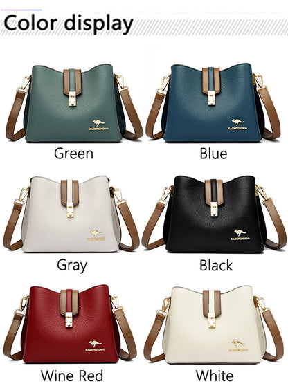 Women Bags Designer Handbags Casual Leather Cowhide High Capacity Shoulder Crossbody Bags for Women 2022 The New Luxury Handbags