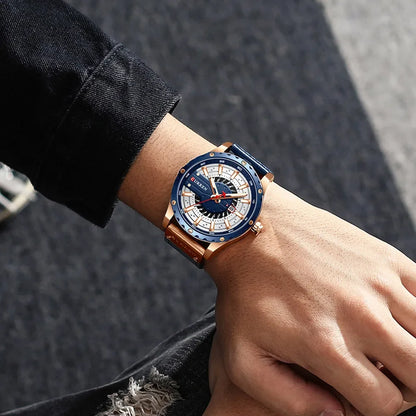 CURREN Brand Quartz Watch Men New Fashion Waterproof Casual Business Military Men Watch Auto Date Watches Relogio Masculino