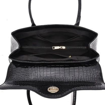 New Handbags Women's Bag Women Fashion Original Foreign Trade Exquisite Crocodile Handbag Large Capacity Shoulder Messenger Bag
