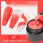30ML Glitter Poly Nail Gel Hema Free Pink Glitter Acrylic Gel Finger Extension Nail Gel Semi-Permanent Nail Varnish For Manicure