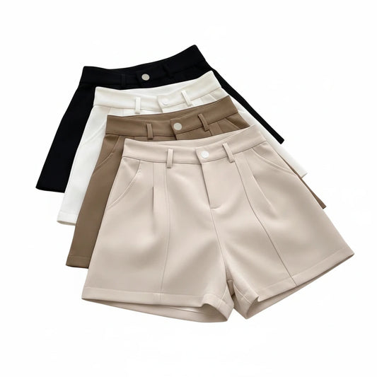Styledora High-Waist A-Line Shorts