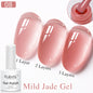 30ML Glitter Poly Nail Gel Hema Free Pink Glitter Acrylic Gel Finger Extension Nail Gel Semi-Permanent Nail Varnish For Manicure