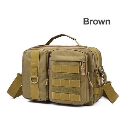 Trekking Tactical Handbags Shoulder Bag Camping for Man Hiking Travel Climbing Fishing Sling Crossbody Outdoor Weekend Molle Bag