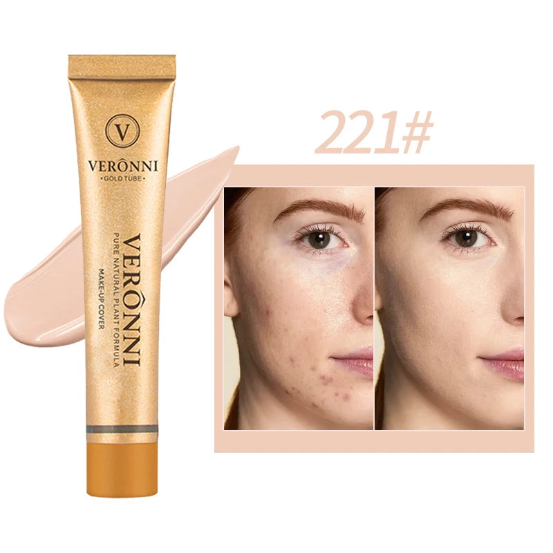14 color Matte Finish Concealer Stick,Long-Lasting Foundation Makeup