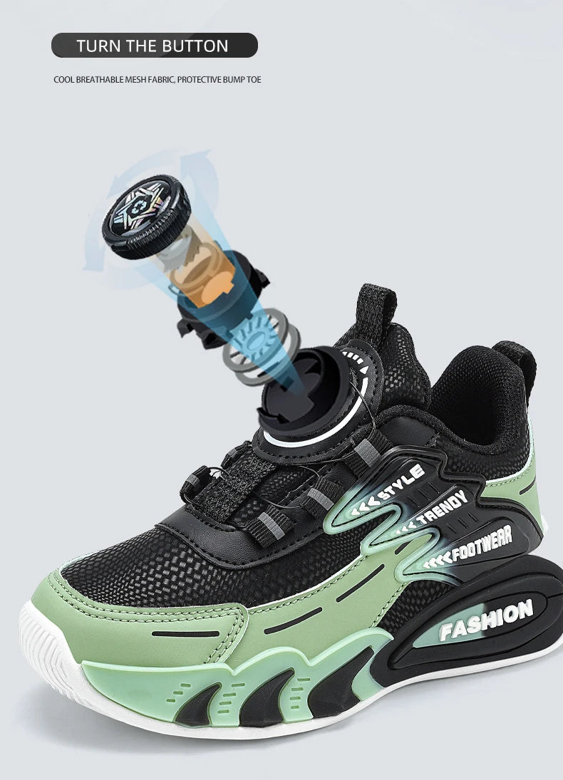 Leather Boys Kids Sneakers For Girls School Casual Outdoor