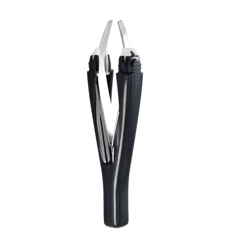 【Eyebrow Tweezer Automatic Retratable Face Hair Beard Removal Stainless Steel Anti Rust Beauty Hair Puller Makeup Tool】