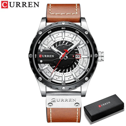 CURREN Brand Quartz Watch Men New Fashion Waterproof Casual Business Military Men Watch Auto Date Watches Relogio Masculino