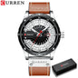 CURREN Brand Quartz Watch Men New Fashion Waterproof Casual Business Military Men Watch Auto Date Watches Relogio Masculino