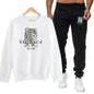Men's Autumn Round Neck Sweatshirt + Sweatpants Luxury for Men