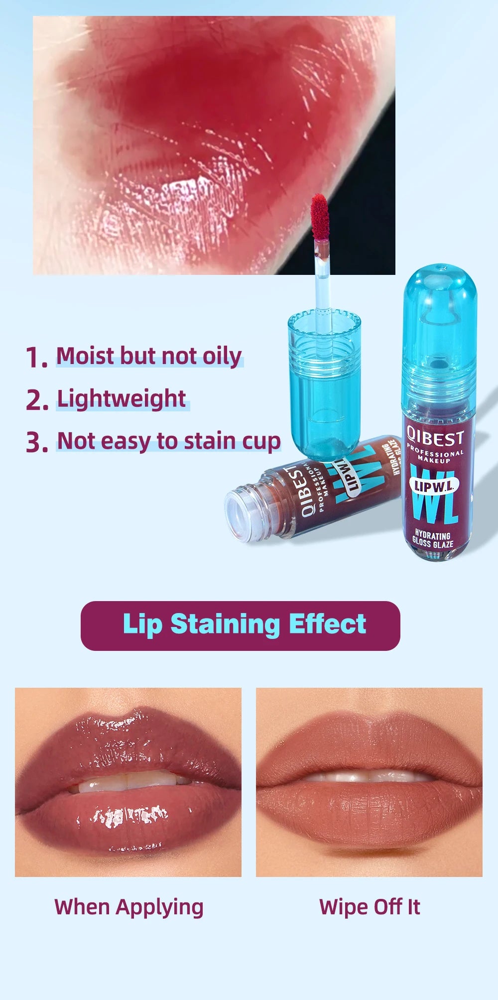 QIBEST Crystal Lip Gloss