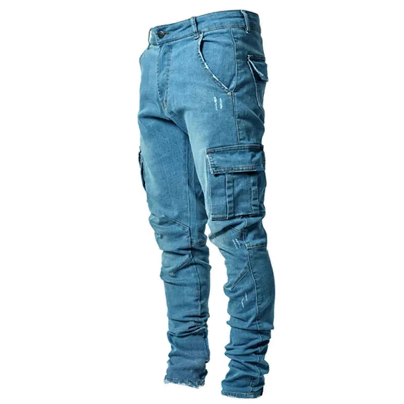 Styledora Urban Cargo Denim Jeans