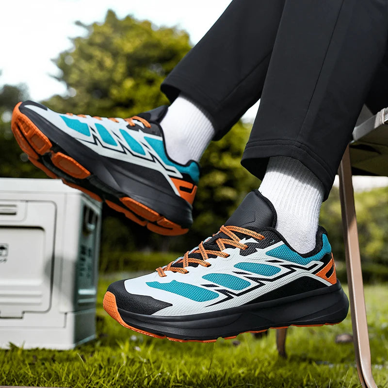 Wide Toe Men Running Sneakers