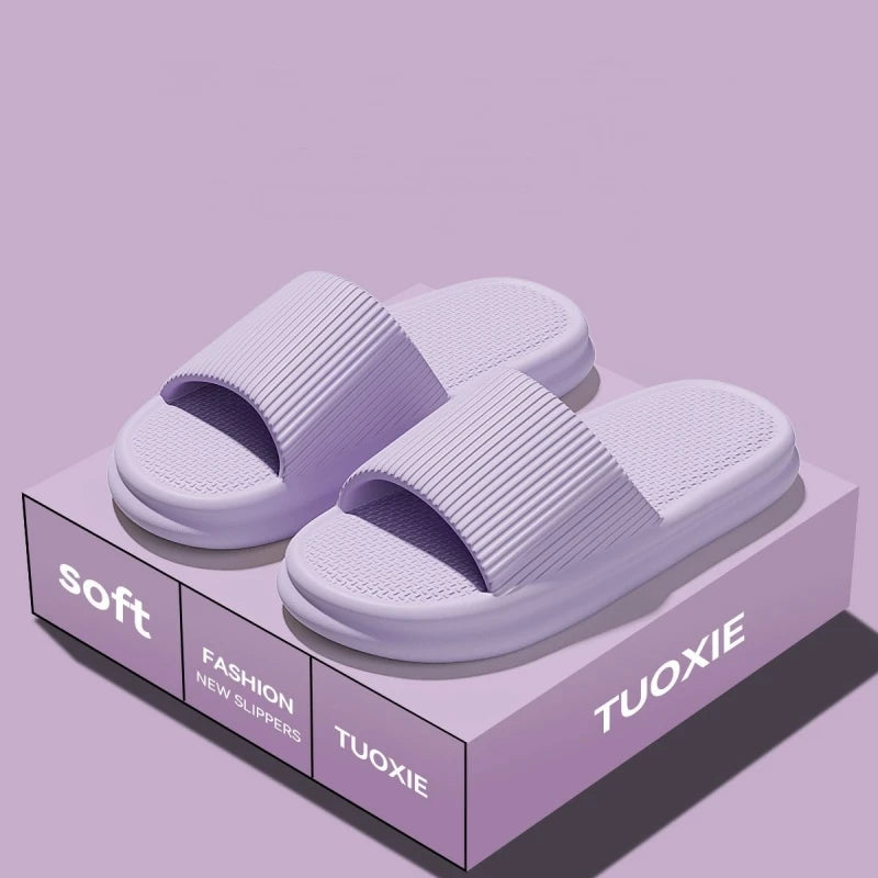Mulheres verão conciso eva chinelos homens macios casa slides casais banheiro sandálias antiderrapantes adultos confortáveis sapatos de praia ao ar livre