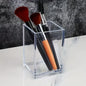 Clear Acrylic Square Pen Holder Desktop Organizer for Pens Pencils
