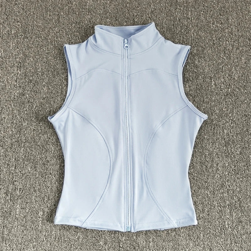 Women's Sport Sleeveless Top – Slim Fit Yoga & Fitness