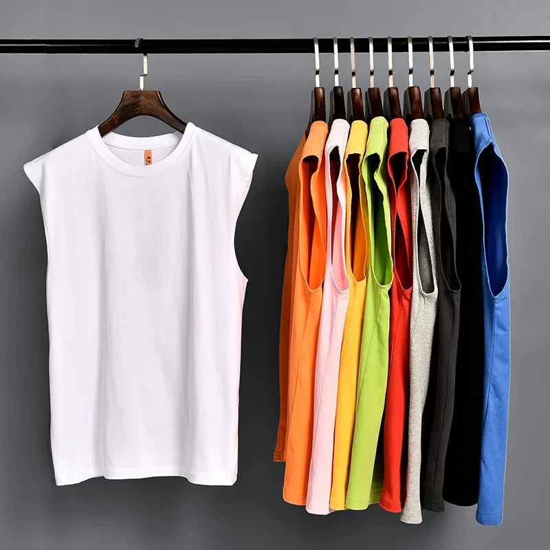 MRMT 2026 Brand New Men's Solid Color Tank Top Casual Men Pure