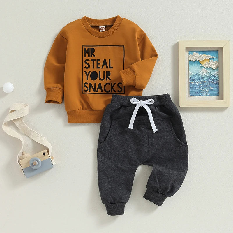 2PCS Toddler Boys Clothes Sets