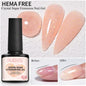 30ML Glitter Poly Nail Gel Hema Free Pink Glitter Acrylic Gel Finger Extension Nail Gel Semi-Permanent Nail Varnish For Manicure