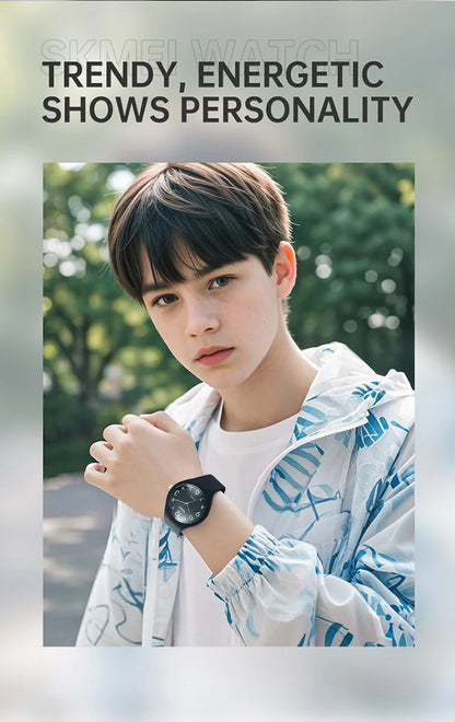 SKMEI 7091 Kids Quartz Wristwatch For Students Youth Cool Casual Creative Sport Children's Wtatch Relogio Fashion Watches