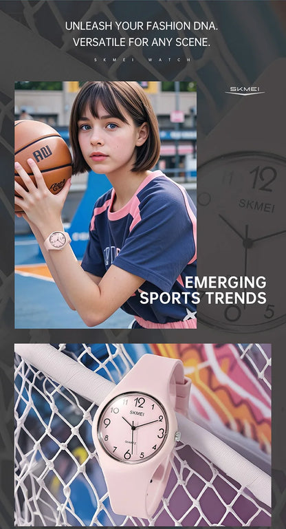 SKMEI 7091 Kids Quartz Wristwatch For Students Youth Cool Casual Creative Sport Children's Wtatch Relogio Fashion Watches
