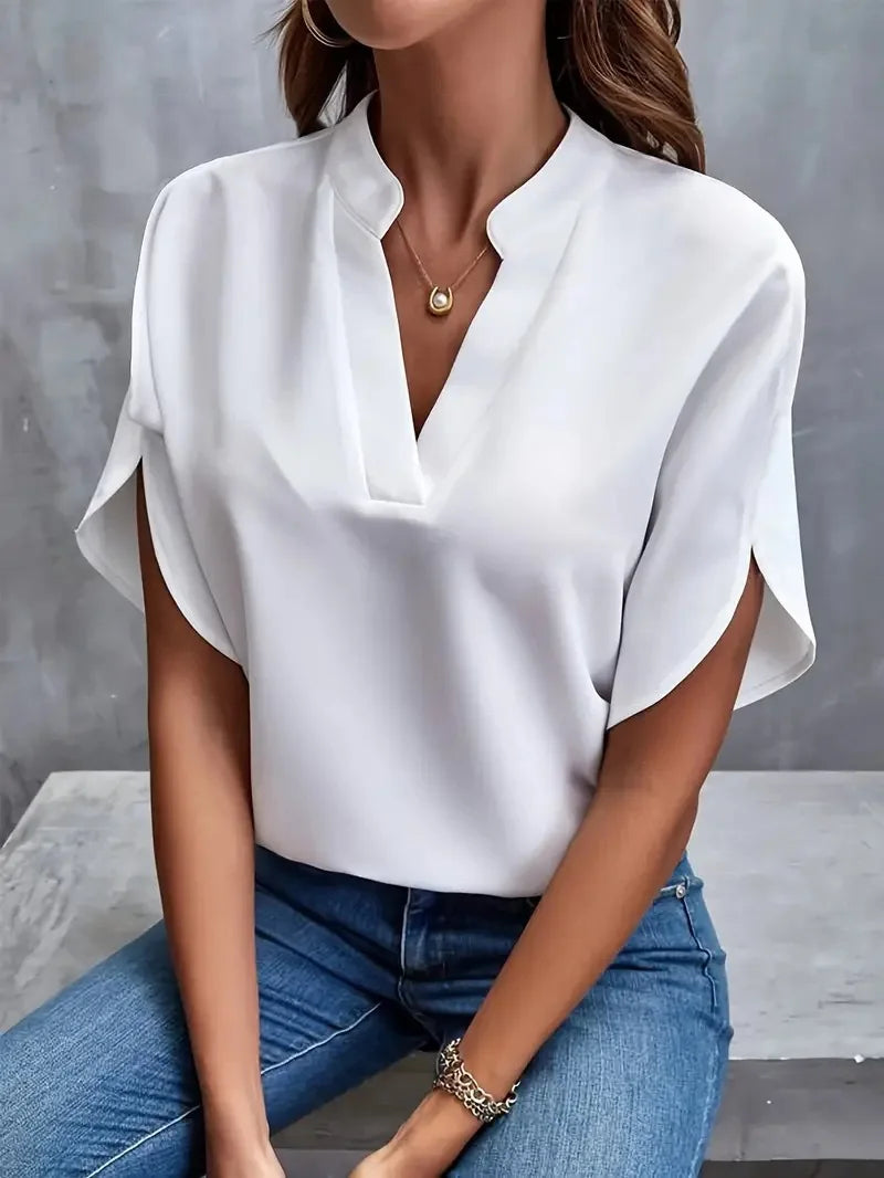 Styledora Elegant V-Neck Blouse