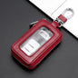 Visual Mirror Key Case Men & Women Leather Car Key Bag Wallet Fashion Housekeeper Holders Key Rings Home Key Zipper Bag