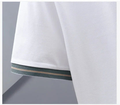 Men Polo Shirts Plus Size Loose Tops 50-140kg 6XL 7XL 8XL Spring Summer T-shirt 100% Cotton Big Size Men's Clothing 대사이즈 남성복
