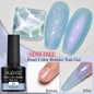 30ML Glitter Poly Nail Gel Hema Free Pink Glitter Acrylic Gel Finger Extension Nail Gel Semi-Permanent Nail Varnish For Manicure