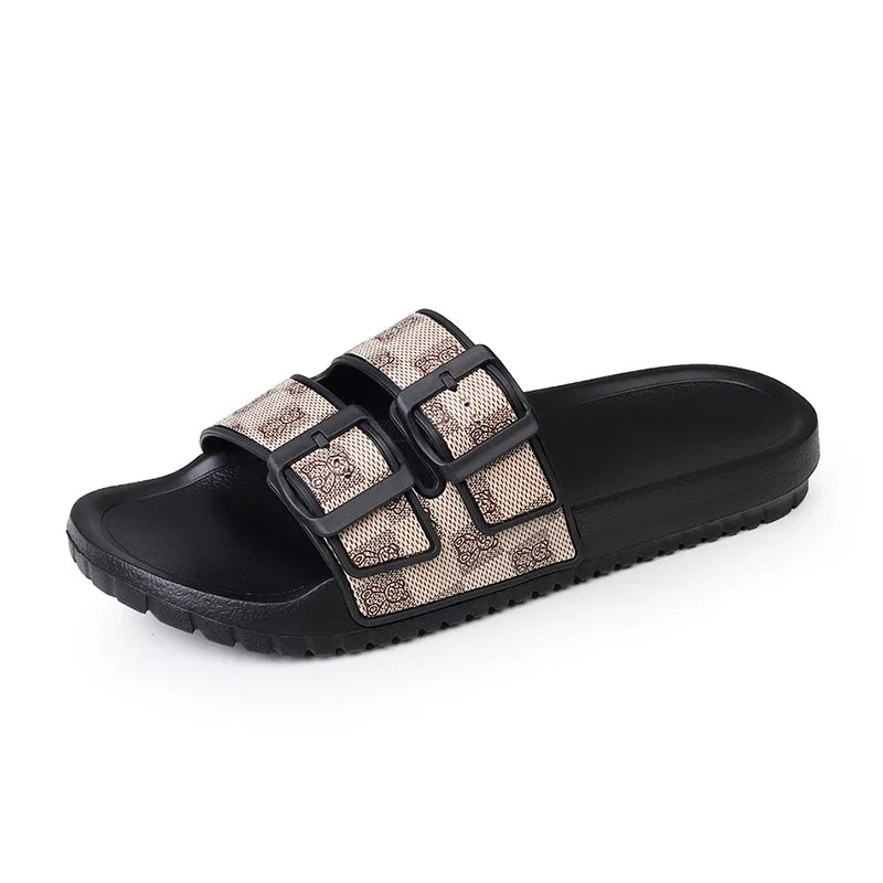 Moda casual flip-flops masculino verão eva sandálias esportivas de sola macia 2024 nova tendência confortável antiderrapante chinelos de praia