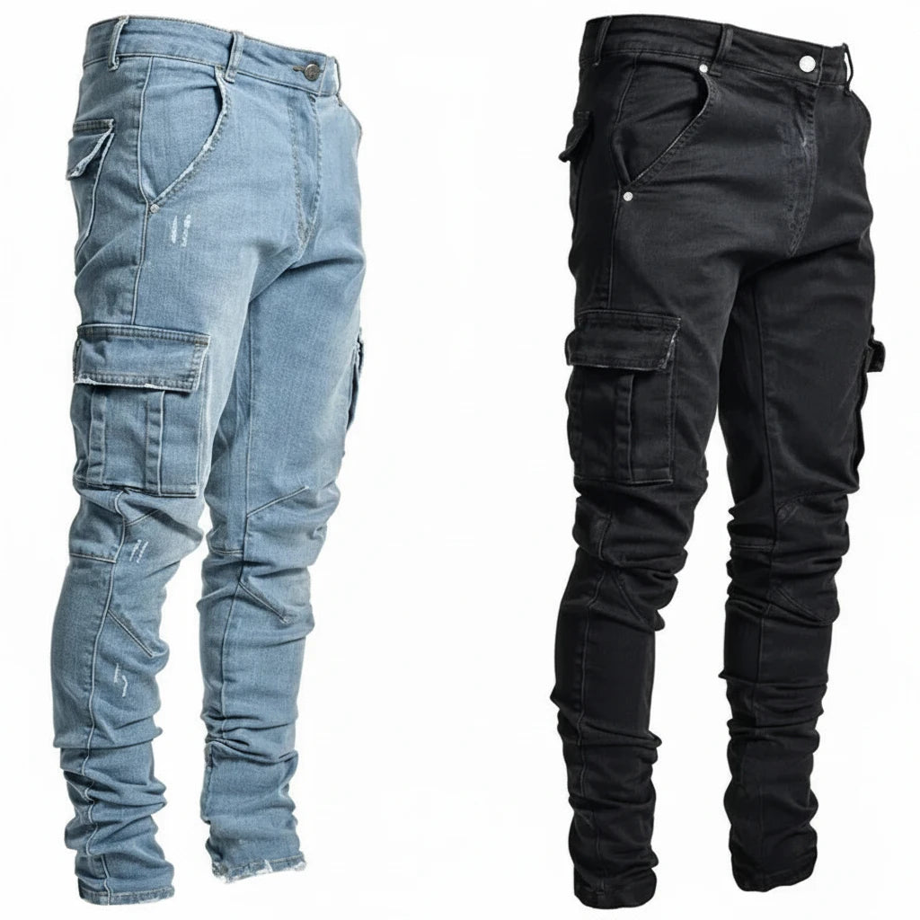 Styledora Urban Cargo Denim Jeans