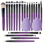 20pcs Eye Makeup Brush Set Portable Soft Makeup Brushes Beauty Tools Foundation Eyeshadow Eyeliner Brush Multi-function Beginner
