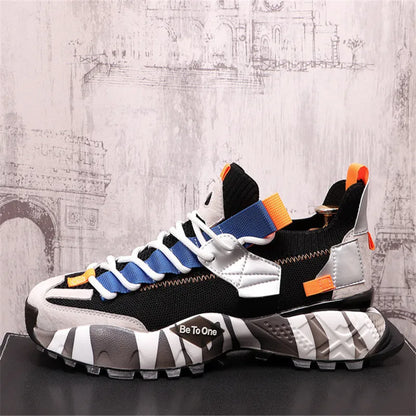 New Men‘S Mixed Color ’Patchwork