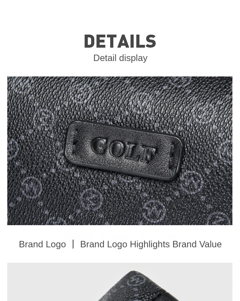 GOLF single shoulder bag man hand bag  business presbyopic restoring ancient ways his satchel envelope hand caught