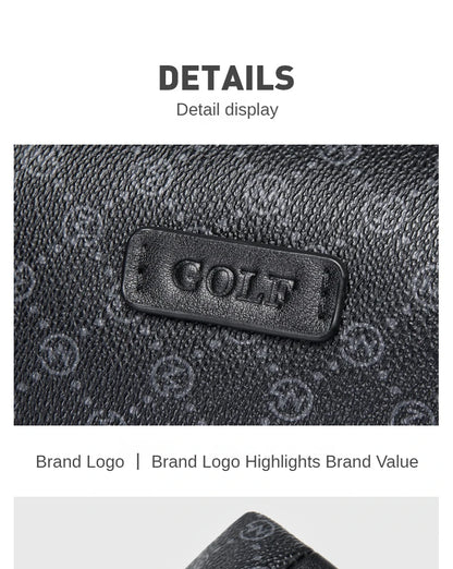 GOLF single shoulder bag man hand bag  business presbyopic restoring ancient ways his satchel envelope hand caught