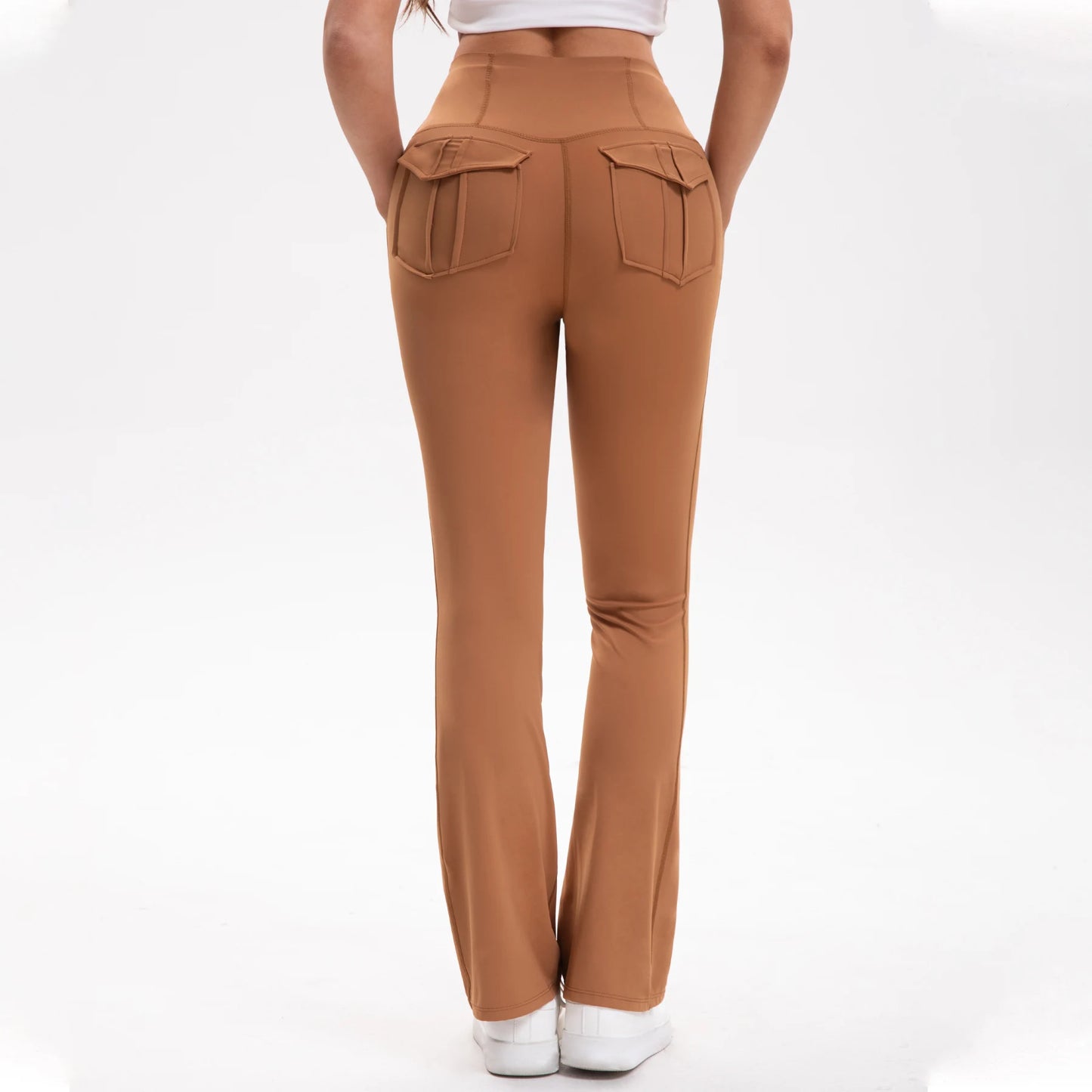 Women's High Waist Flare Yoga Pants – Tummy Control Bootcut Leggings