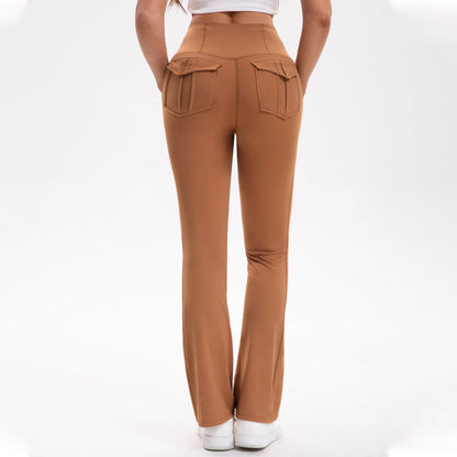 Women's High Waist Flare Yoga Pants – Tummy Control Bootcut Leggings