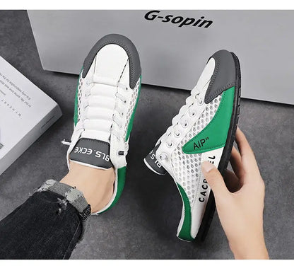 Summer Men's Mesh Slip on Half Slippers Fashion Man's