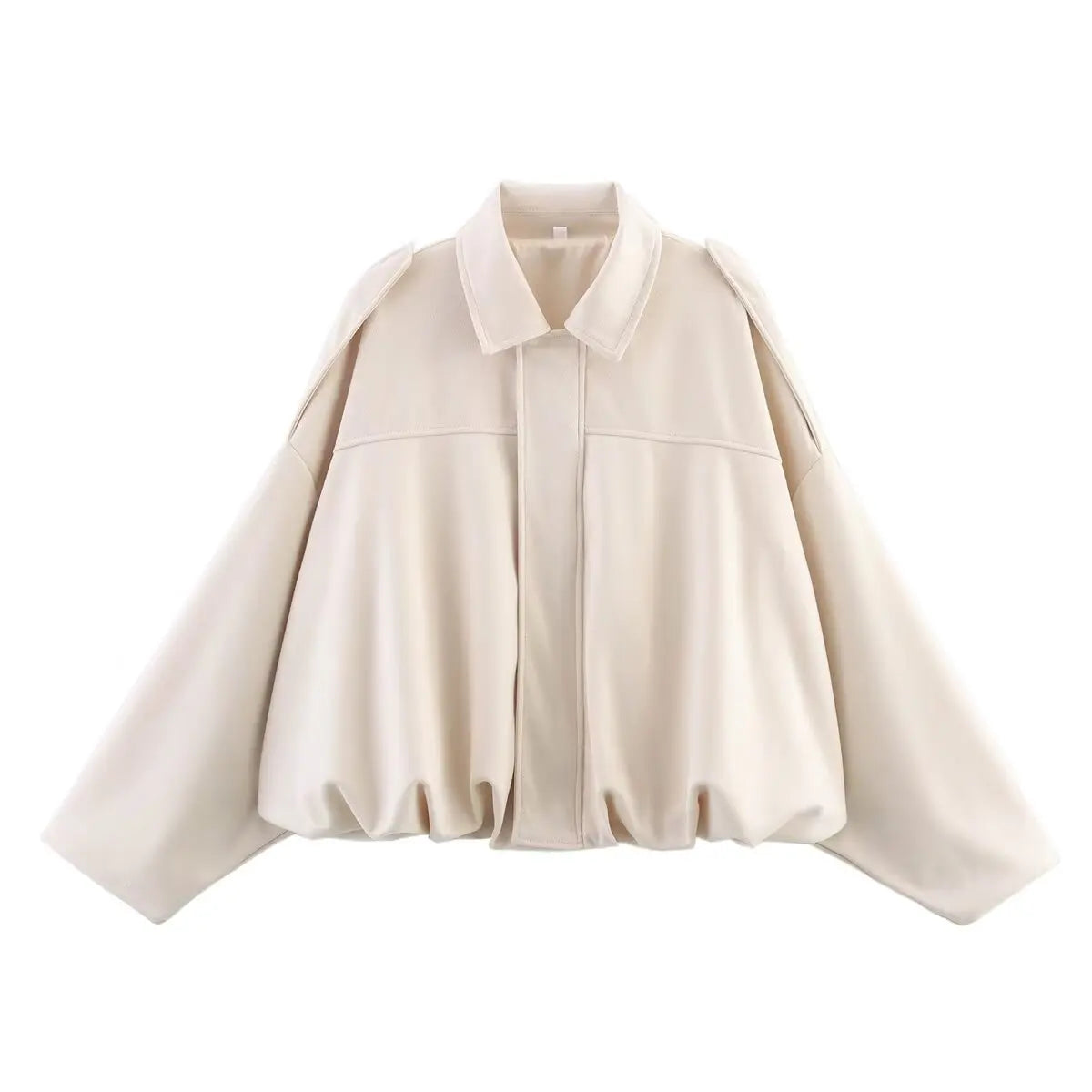 Styledora Suede Oversized Jacket