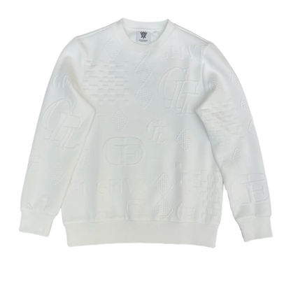 Winter New Letter Jacquard Long Sleeved T-shirt for Men Trendy and Fashionable Slim Fit and Stylish Youth Long Sleeved Shirt