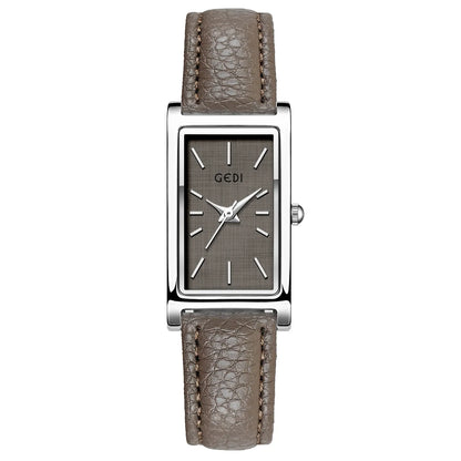 Ladies Watch Simple High-end Feel  Ankela Red Square Temperament Retro Style Waterproof belt Women's Fashion Quartz Watches