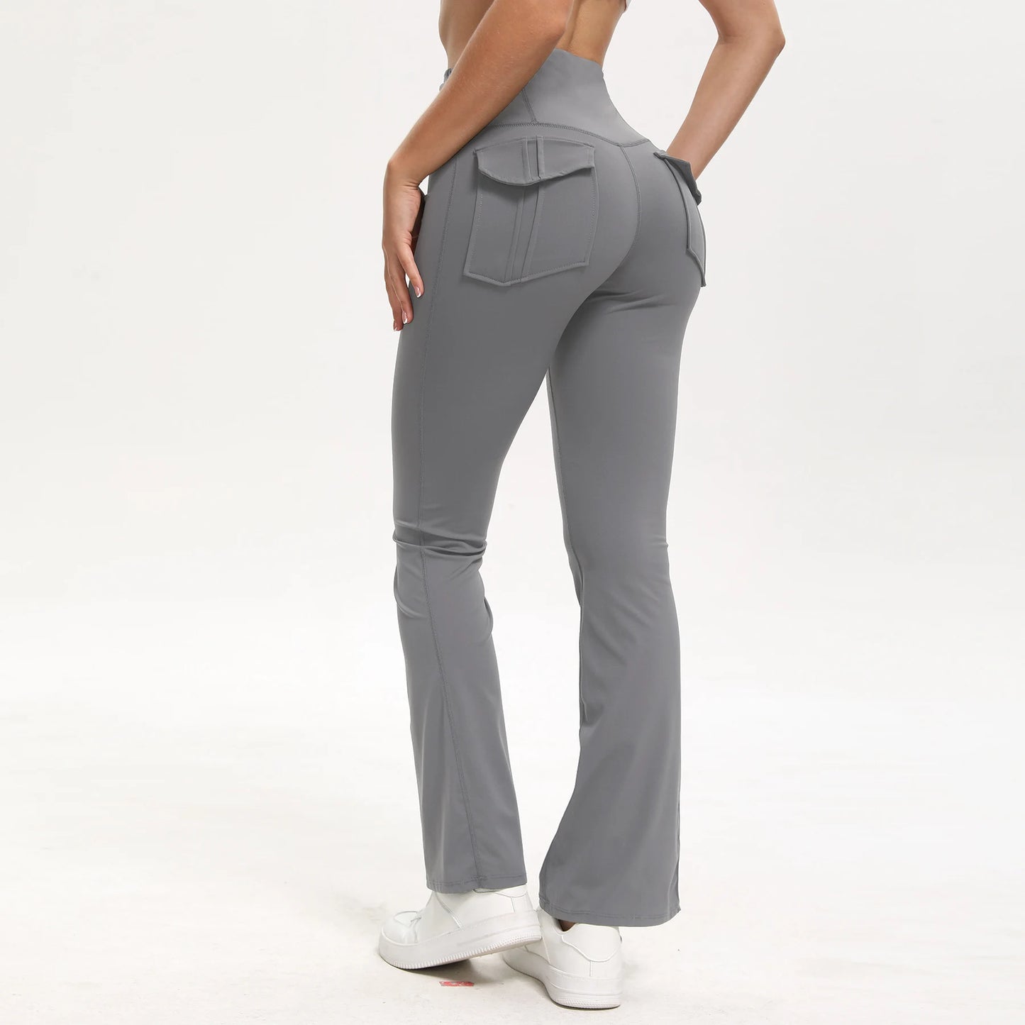 Women's High Waist Flare Yoga Pants – Tummy Control Bootcut Leggings