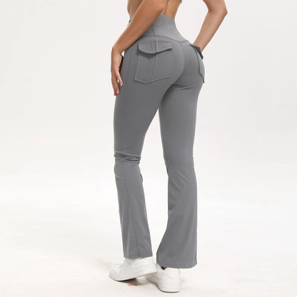 Women's High Waist Flare Yoga Pants – Tummy Control Bootcut Leggings