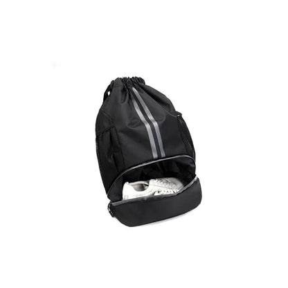 Sport Drawstring Backpack – Dry & Wet Separation Gym Bag