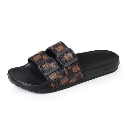 Moda casual flip-flops masculino verão eva sandálias esportivas de sola macia 2024 nova tendência confortável antiderrapante chinelos de praia
