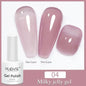 30ML Glitter Poly Nail Gel Hema Free Pink Glitter Acrylic Gel Finger Extension Nail Gel Semi-Permanent Nail Varnish For Manicure