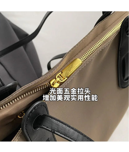 Women Handbags large Capacity Tassels Female Shoulder Bags Soft Oxford Travel big Totes new ladies Hand Bag black